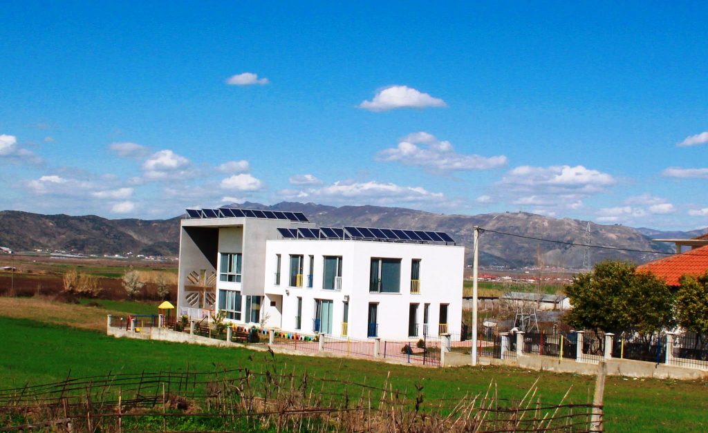 Chlidren Center "Balonat" form the main road.