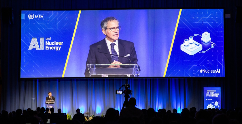 world iaea nuclear energy ai atoms for algorithms Rafael Mariano Grossi