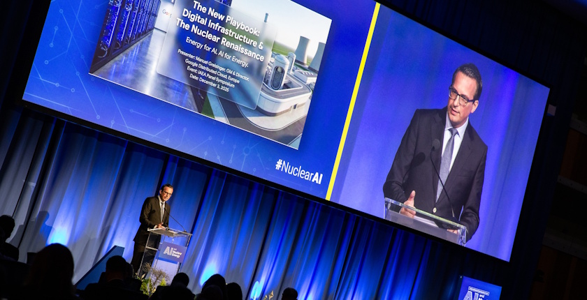 world iaea vienna conference nuclear energy ai atoms for algorithms Manuel Greisinger